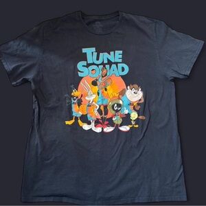 Black Tune Squad Graphic T-Shirt